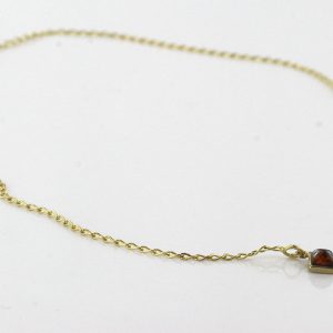 Italian Handmade German Baltic Amber Necklace in 9ct solid Gold- GN0016A RRP£275!!!
