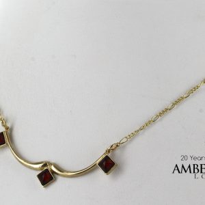 Italian Handmade German Baltic Amber Necklace in 9ct solid Gold- GN0016H RRP£375!!!