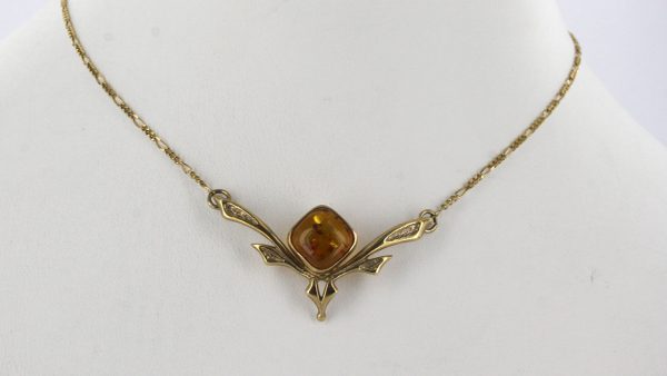 Italian Handmade German Baltic Amber Necklace in 9ct solid Gold- GN0099 RRP£425!!!