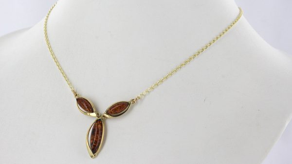 Italian Handmade German Baltic Amber Necklace in 9ct solid Gold- GN0100 RRP£395!!!