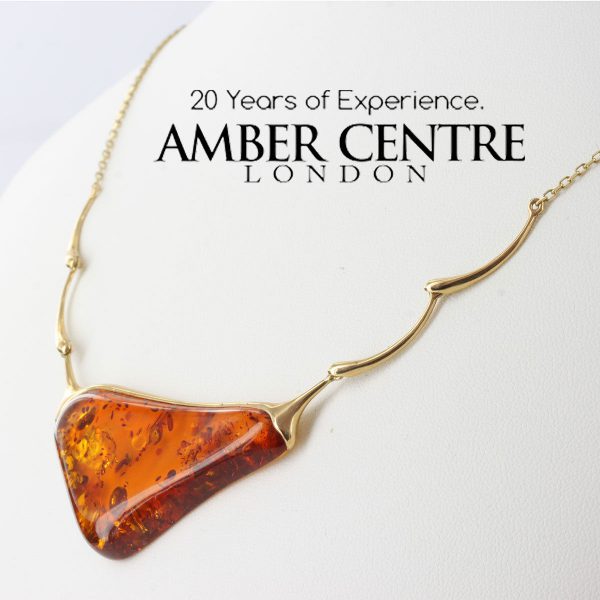 Italian Hand Made German Baltic Amber Necklace in 14ct Gold GN0169 RRP£1325!!!