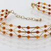 Italian Hand Made Unique German Baltic Amber Necklace in 14ct solid Gold- GN0191 RRP£1725!!!