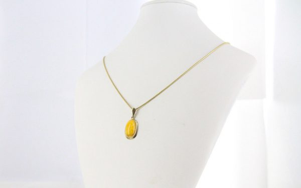 Italian Elegant Antique German Butterscotch Baltic Amber Pendant 9ct Gold GP0017YL RRP£265!!!