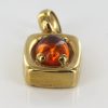 Italian Made Elegant Classic German Baltic Amber Pendant in 9ct solid Gold GP0022 RRP£195!!!