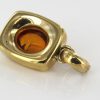 Italian Made Elegant Classic German Baltic Amber Pendant in 9ct solid Gold GP0022 RRP£195!!!