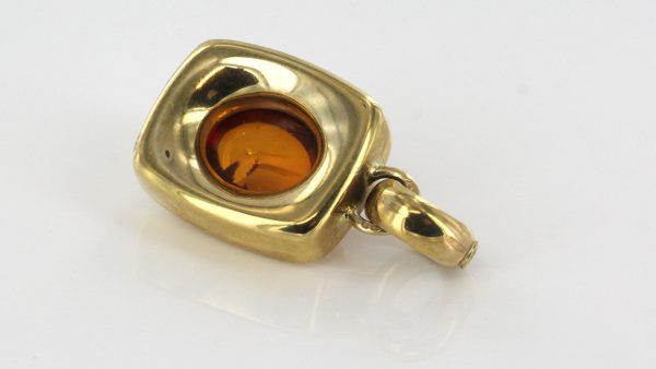 Italian Made Elegant Classic German Baltic Amber Pendant in 9ct solid Gold GP0022 RRP£195!!!