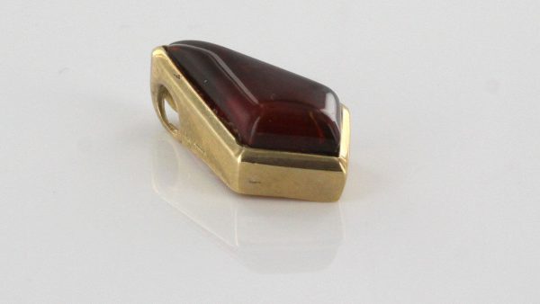 Italian Made Modern Elegant German Baltic Amber Pendant in 9ct solid Gold - GP0040 RRP£175!!!