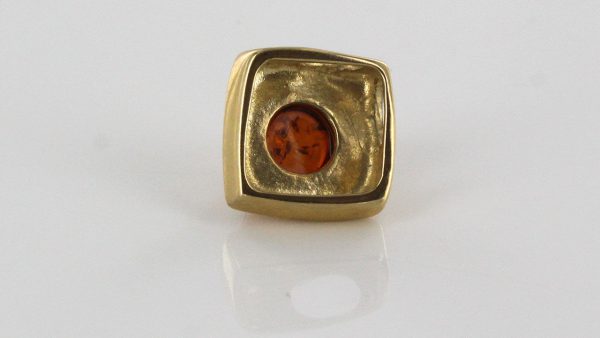 Italian Made Modern Elegant German Baltic Amber Pendant in 9ct solid Gold -GP0041 RRP£95!!!