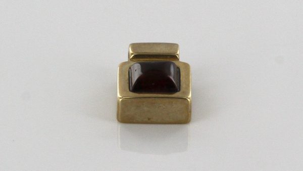 Italian Made Modern German Baltic Amber Pendant in 9ct solid Gold -GP0046 RRP£125!!!