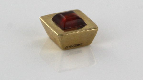 Italian Made Modern German Baltic Amber Pendant in 9ct Gold - GP0052 RRP£95!!!