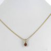 Italian Made Modern Elegant German Baltic Amber Pendant in 9ct Gold- GP0074 RRP£165!!!