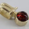 Italian Made Modern Elegant German Baltic Amber Pendant in 9ct Gold- GP0074 RRP£165!!!