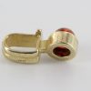Italian Made Modern Elegant German Baltic Amber Pendant in 9ct Gold- GP0074 RRP£165!!!