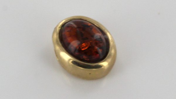 Italian Handmade Modern Elegant German Baltic Amber Pendant in 9ct solid Gold GP0170-RRP£125!!!