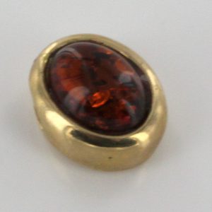 Italian Made Cognac Colour Baltic Amber Pendant in 9ct Gold -RRP 60!!! GP0213