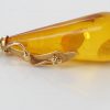 Italian Hand Made German Baltic Amber Pendant & 14ct Gold GP0284 RRP£550!!!