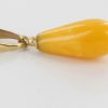 Antique Butterscotch German Baltic Amber Pendant In 14ct solid Italian Gold GP0292Y RRP£200!!!