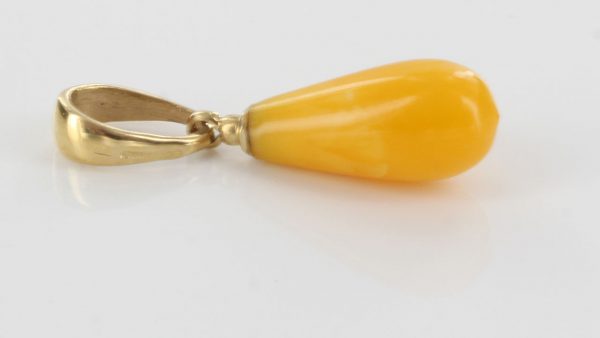 Antique Butterscotch German Baltic Amber Pendant In 14ct solid Italian Gold GP0292Y RRP£200!!!
