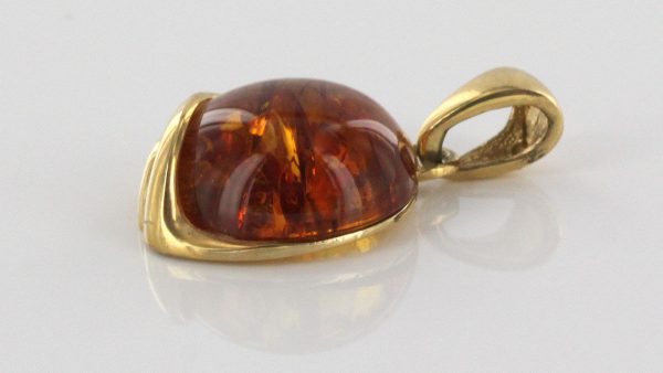 Italian Hand Made Unique German Baltic Amber Pendant in 14ct solid Gold - GP0378 RRP£525!!!