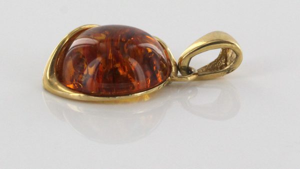 Italian Hand Made Unique German Baltic Amber Pendant in 14ct solid Gold - GP0378 RRP£525!!!