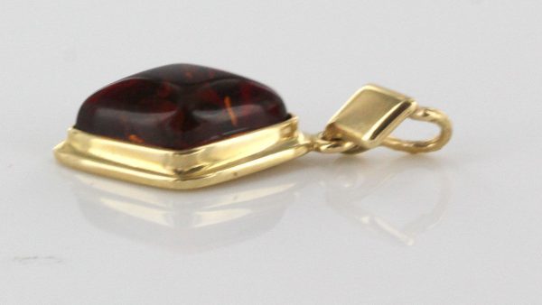 Italian Hand Made Elegant Unique German Baltic Amber Pendant in 14ct Gold - GP0408 RRP£275!!!