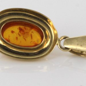 Italian Hand Made Elegant German Baltic Amber Pendant in 14ct solid Gold -GP0875 RRP£245!!!