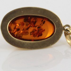 Italian Made German Baltic Amber Classic Pendant in 14ct solid Gold GP0892 RRP£495!!!