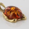 Italian Hand Made German Baltic Elegant Unique Amber Pendant in 14ct solid Gold - GP0896 RRP£425!!!