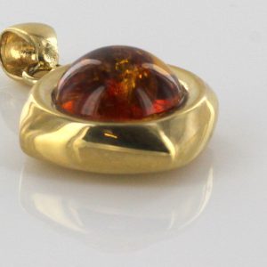 Italian Hand Made Elegant German Baltic Amber Pendant in 14ct Gold - GP0900 RRP£475!!!