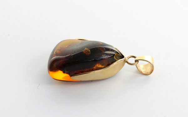 Mexican/Dominican Unique and Rare Amber Pendant in 14ct solid Gold -GPM004 RRP£675!!!