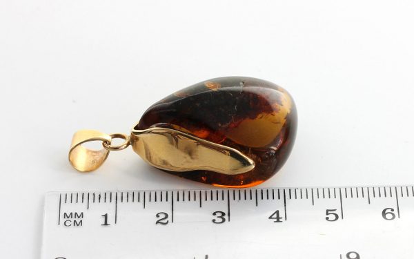 Mexican/Dominican Unique and Rare Amber Pendant in 14ct solid Gold -GPM004 RRP£675!!!