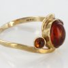 Italian Handmade Elegant German Baltic Amber Ring in 9ct solid Gold-GR0028 RRP £195!!!