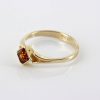 Italian Handmade Elegant German Baltic Amber Ring in 9ct solid Gold-GR0043 RRP £195!!!