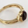 Italian Handmade Elegant German Baltic Amber Ring in 9ct solid Gold-GR0055 RRP £195!!!