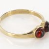Italian Handmade Elegant German Baltic Amber Ring in 9ct Gold-GR0092 RRP £145!!!