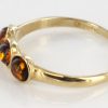Italian Handmade Elegant German Baltic Amber Ring in 9ct solid Gold-GR0093 RRP £145!!!