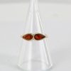 Italian Handmade Elegant German Baltic Amber Ring in 9ct Gold-GR0101 RRP £195!!!