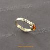 Italian Handmade Elegant German Baltic Amber Ring in 9ct solid Gold-GR0102 RRP £275!!!