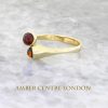 Italian Handmade Elegant German Baltic Amber Ring in 9ct solid Gold-GR0103 RRP £275!!!