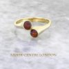 Italian Handmade Elegant German Baltic Amber Ring in 9ct solid Gold-GR0103 RRP £275!!!