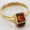 Italian Handmade Elegant German Baltic Amber Ring in 9ct solid Gold-GR0106 RRP £235!!!
