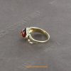 Italian Unique Handmade German Baltic Amber Ring in 9ct solid Gold- GR0111 RRP £235!!!