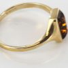Italian Unique Handmade German Baltic Amber Ring in 9ct solid Gold- GR0118 RRP £175!!!