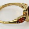 Italian Unique Handmade German Baltic Amber Ring in 9ct solid Gold- GR0151 RRP £195!!!