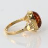 Italian Unique Handmade German Baltic Amber Ring in 9ct solid Gold- GR0192 RRP £295!!!