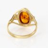 Italian Unique Handmade German Baltic Amber Ring in 9ct solid Gold- GR0192 RRP £295!!!