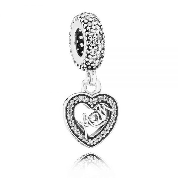 GENUINE PANDORA CHARM S925 ALE-Centre Of My Heart -791521CZ RRP£55!!!