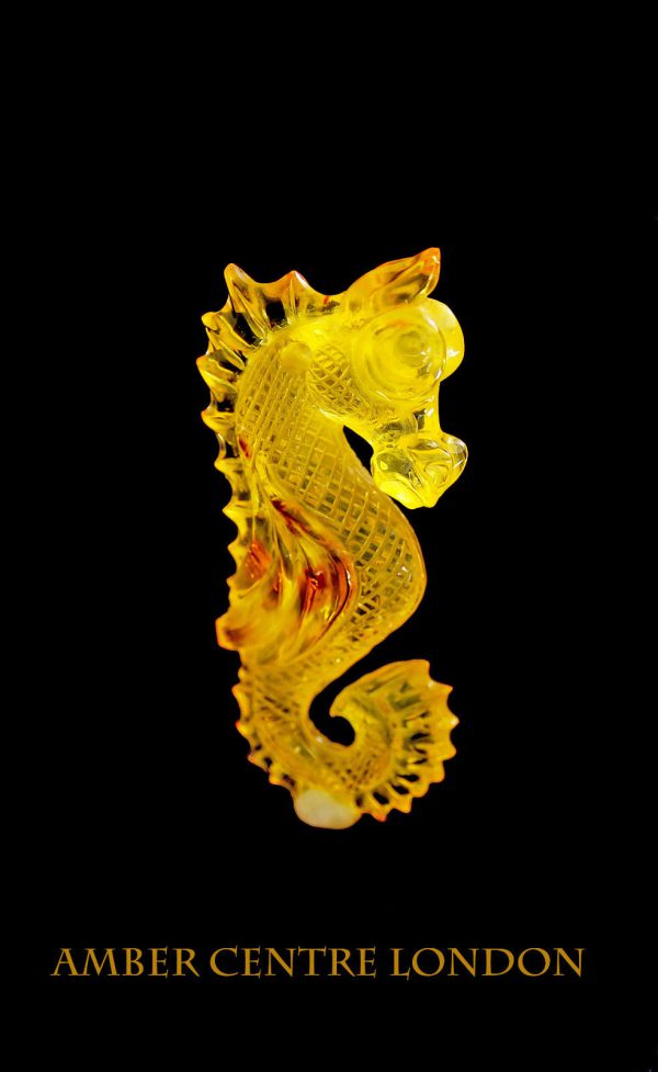 German Beautiful DRAGON Unique Carving 100% Natural Baltic Amber - RRP£1900!!!-OT6436