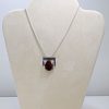 Italian Style Modern Baltic Amber Pendant+925 Silver Free Chain PE0004 RRP£80!!