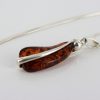 Italian Style Baltic Amber Pendant 925 Silver Hand Made PE0248 - RRP 120!!